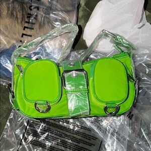 Dolls Kill Neon Green Shoulder Bag